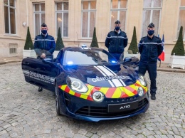 Французская полиция получила новые автомобили преследования Alpine A110s
