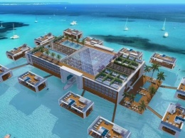 В Дубае строят единственный в мире плавучий курорт (фото)