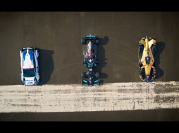 Болиды Формулы-1 и Формулы-Е сравнили в дрэге с раллийной машиной WRC