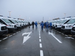 97 новых автомобилей скорой передали медучреждениям Крыма
