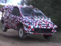 Смешная пародия на Toyota Yaris WRC Hybrid (ВИДЕО)