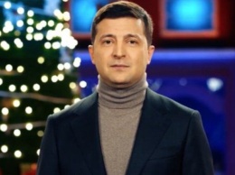 Зеленский 20 минут поздравлял украинцев с Новым годом