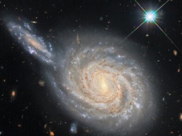 «Хаббл» показал снимок «мнимого столкновения» галактик