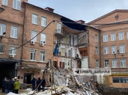 Появилось видео момента обвала дома в Харькове. Полиция возбудила производство