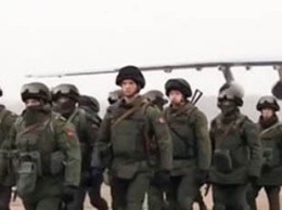 Появилось первое видео с белорусскими солдатами на казахстанской земле