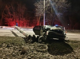 В Запорожье пьяная водительница попала в ДТП: есть пострадавшие