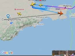 Два самолета, летевшие в Симферополь, ушли на запасные аэродромы