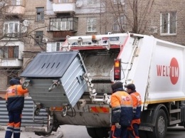 В Запорожье сгорел мусорный контейнер