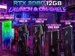 Inno3D представила пять версий видеокарты GeForce RTX 3080 с 12 ГБ памяти