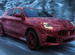 Maserati Grecale вышел на зимние тесты
