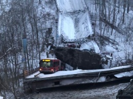 В Питтсбурге перед приездом Байдена обрушился мост