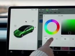 Tesla позволяет китайским владельцам раскрасить свой цифровой автомобиль специальной пленкой