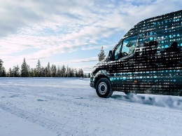 Mercedes-Benz показал eSprinter нового поколения на зимних испытаниях