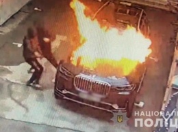 Задержаны поджигатели элитного авто в Киеве