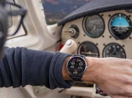 Умные часы Garmin D2 Air X10 для пилотов работают с включенным GPS и датчиком SpO2 до 20 часов