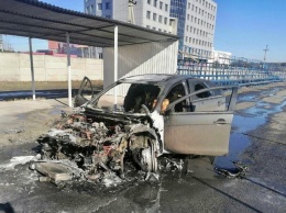 Заряженный Mitsubishi Lancer Evo сгорел во время покатушек на Чайке | ТопЖыр
