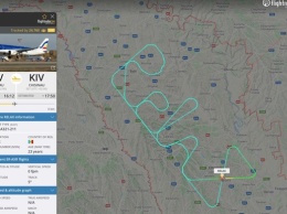 У границы Украины самолет написал в воздухе слово "Расслабьтесь"