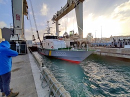 Во Франции спустили на воду второй катер для Морской охраны Украины (ВИДЕО)