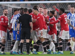 ФА оштрафовала Манчестер Юнайтед за эмоции футболистов в матче против Брайтона