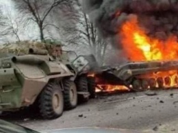 В Буче под Киевом разгромлена большая колонна кадыровцев, гордость Путина сгорела заживо - ЖУТКОЕ ВИДЕО