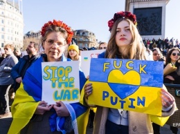 В Европе прошли акции в поддержку Украины