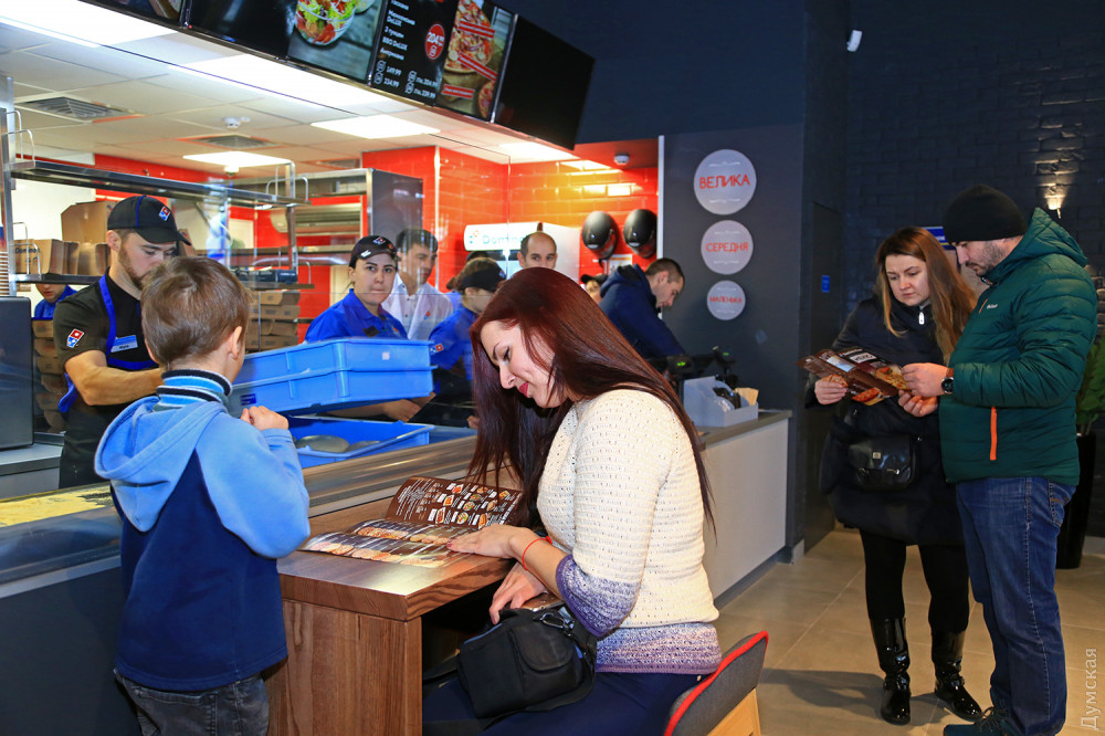 Сеть Domino’s Pizza открыла в Одессе новый ресторан на Таирова (новости компаний)