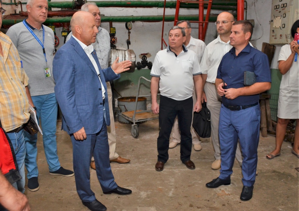 Первый вице-мэр проверил работу котельной, которую передают на обслуживание КП «Теплоснабжение города Одессы»