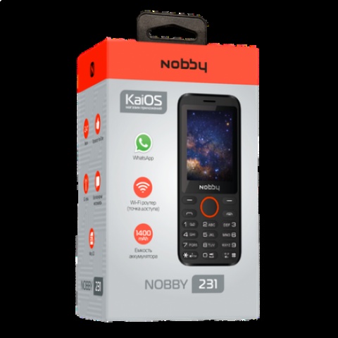 Nobby 231 на KaiOS: доступный кнопочный смартфон с WhatsApp и Facebook