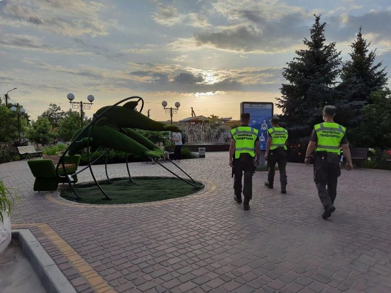 В Запорожской области курорты взяли под усиленную охрану(ФОТО)