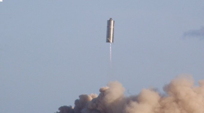 Прототип космического корабля SpaceX Starship успешно взлетел на 150 метров