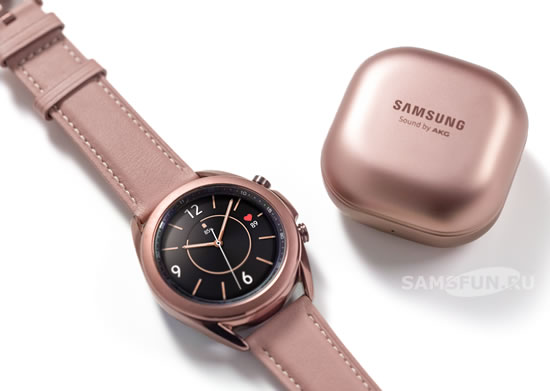 Samsung Galaxy Watch3 и Galaxy Buds Live - новые стильные аксессуары