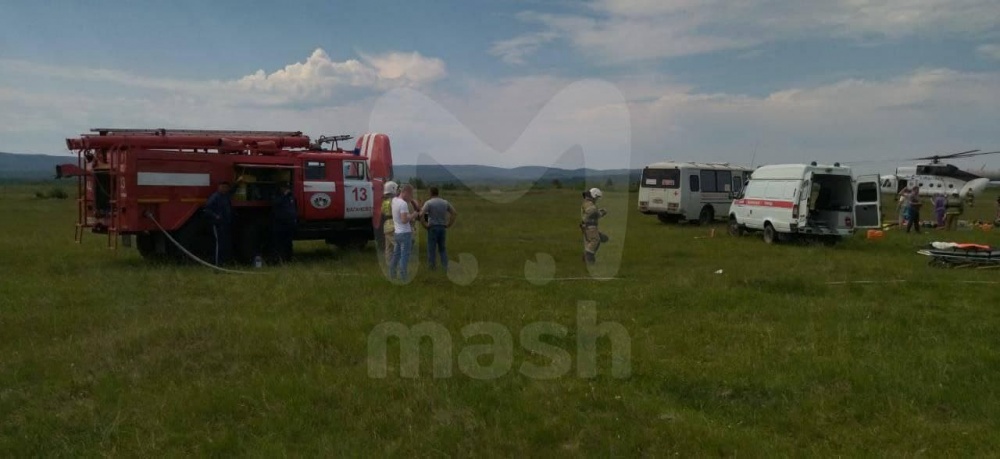 В Кемеровской области России потерпел крушение самолет, погибли 7 человека. Фото