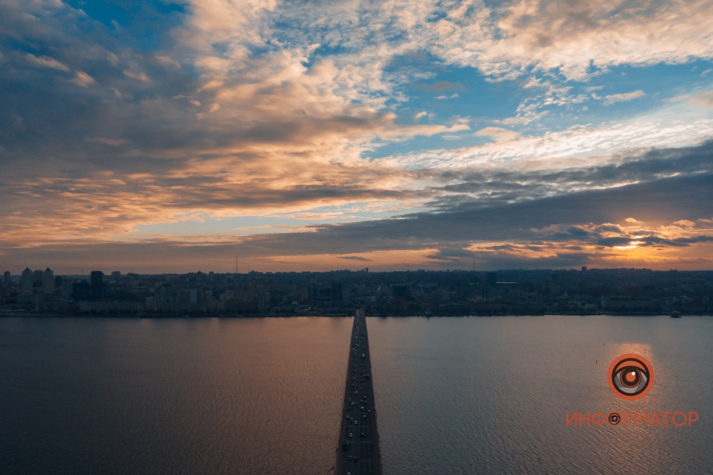 Минутка эстетики: как выглядит лирический закат на Днепром
