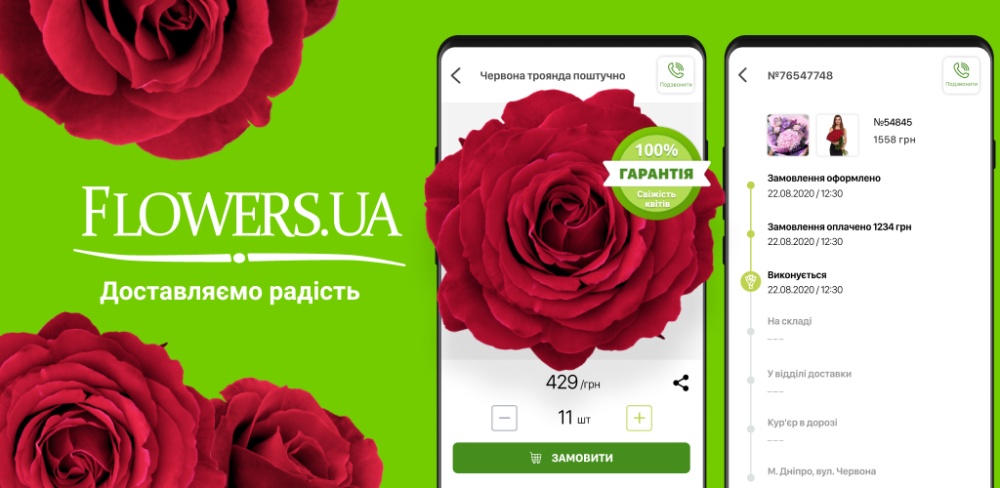 Доставка цветов во Львове и Украине