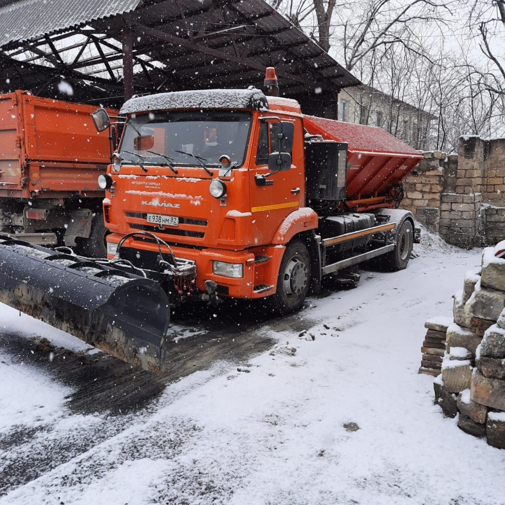 269 тонн противогололедного материала использовал «Крымавтодор» с начала дня