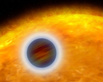 В сети набирает популярность видеозапись кручения «Юпитера» вокруг солнцеподобной звезды