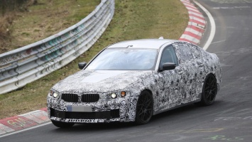 Опубликованы новые фото BMW M5 на тестах