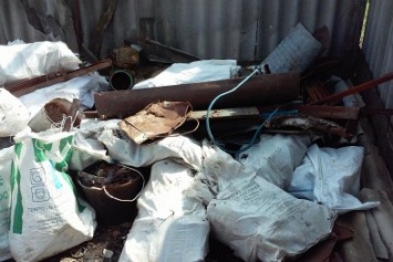 В Бахмутском районе полицейские ликвидировали незаконный пункт приема металлолома