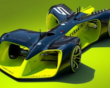 Формула-E: Представлен беспилотный гоночный болид Roborace