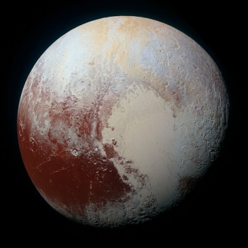 NASA представило изображение "изрезанного" региона на Плутоне в формате 3D