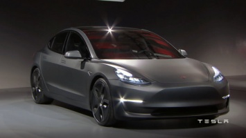 Tesla Model 3 представлена официально ("живые" фото)