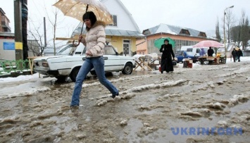 В Украине сегодня - снова дожди и мокрый снег