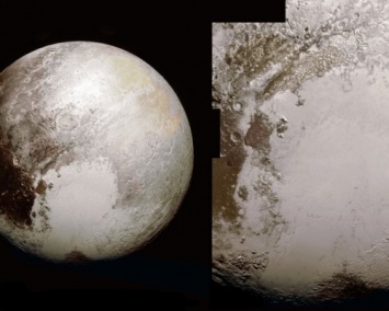 Сотрудники NASA показали 3D-фото «змеиной кожи» Плутона
