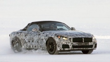 Фотошпионы засняли новый BMW Z4 на льду