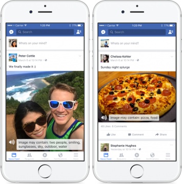 Facebook расскажет слепым о содержании фотографий при помощи искусственного интеллекта