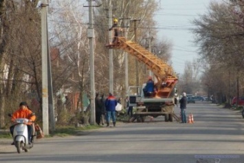 Половина Геническа осталась без электричества и Интернета из-за ДТП