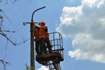 За прошлую неделю в Макеевке восстановили более 60 точек наружного освещения