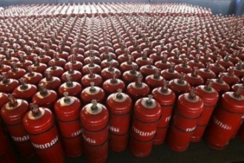 За месяц в Херсонской области было продано более 10 тыс. баллонов сжиженного газа