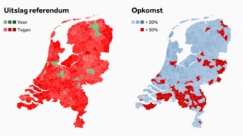 Лишь 22 из 390 муниципалитетов Голландии проголосовали за ассоциацию