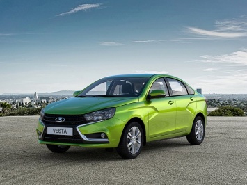 LADA Vesta попала в пятерку самых продаваемых автомобилей в России